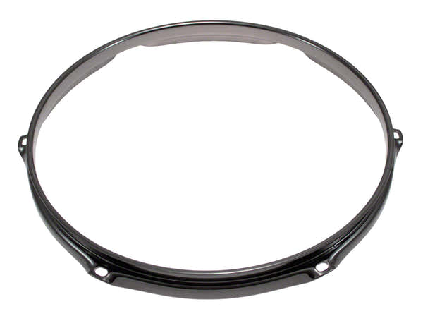 Sparedrum H23-12-6BK - CERCHIO 12" 6 TIRANTI NERO SUPER TRIPLA FLANGIA 2.3MM