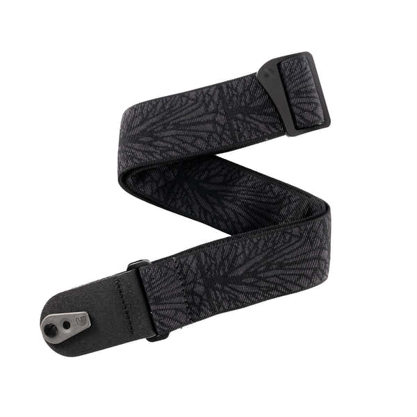 Pad Lock Tracolla intrecciata per chitarra Lightning Black Tubular
