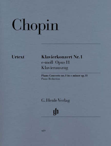 Chopin F. - Concerto For Piano And Orchestra No. 1 E Minor Op. 11
