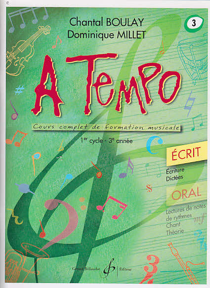 Billaudot A Tempo : Écrit Vol.3 - Boulay, Millet