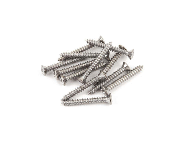 Fender BASS/TELECASTER BRIDGE/STRAP BUTTON MOUNTING SCREWS PHILLIPS-HEAD CHROME (12)