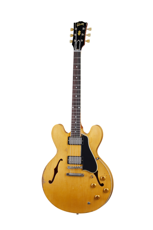 Es-335 1959 riedizione ultra fortemente invecchiata Naturale Vintage Cs Mlc