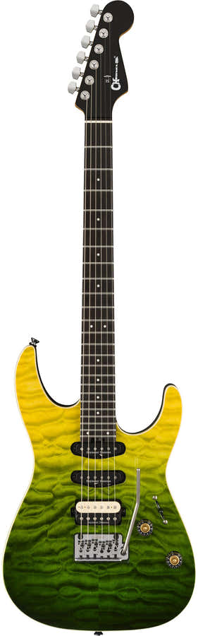 Pro-Mod Plus Dinky DK24 HSS 2PT EB QM Ebo Sfumatura Zombie