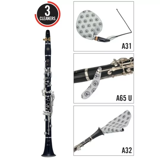 KIT DI CURA PER CLARINETTO BB COMBO PACK (A31 - A32 - A65U)