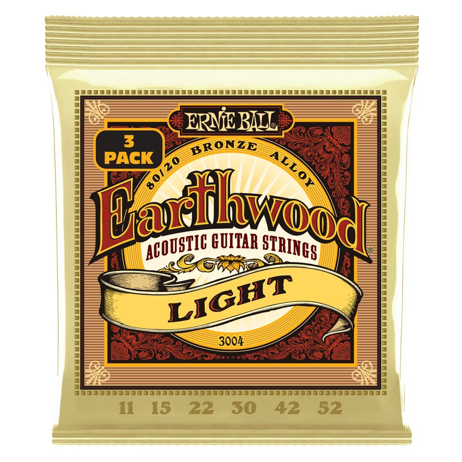 3004 Earthwood 80/20 Bronze Light 11-52 Confezione da 3