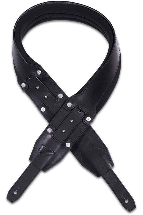 Recoil David Ellefson Signature - Cinghia 9 cm in neoprene e pelle vegana - Nero