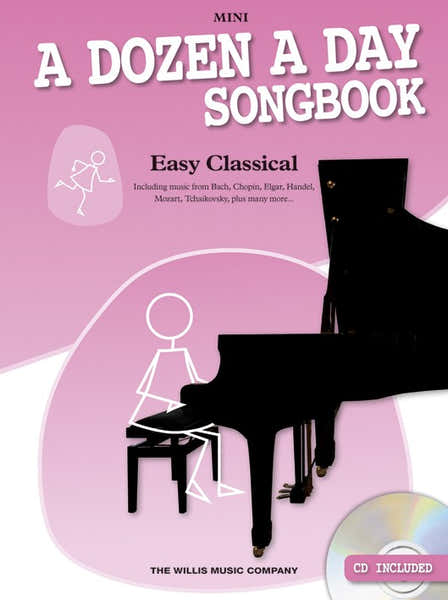 EDNA MAE BURNAM - A DOZEN A DAY SONGBOOK - EASY CLASSICAL - MINI - PIANO SOLO