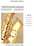 Londeix J.M. - Esercizi meccanici Vol.3 - Sassofono