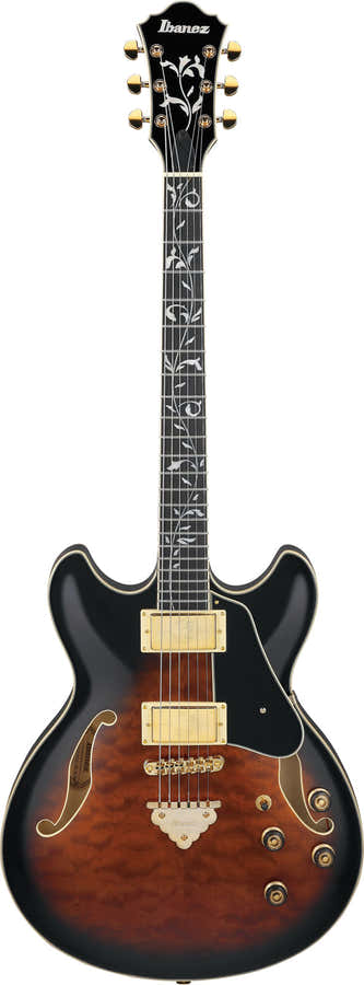 AS93QMSP-DBS Sunburst Marrone Scuro Artcore Expressionist