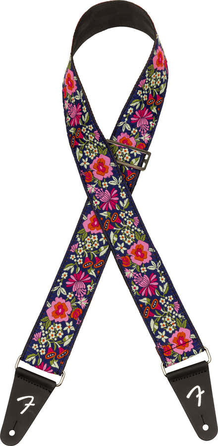 Tracolla in jacquard Mosaic Blu