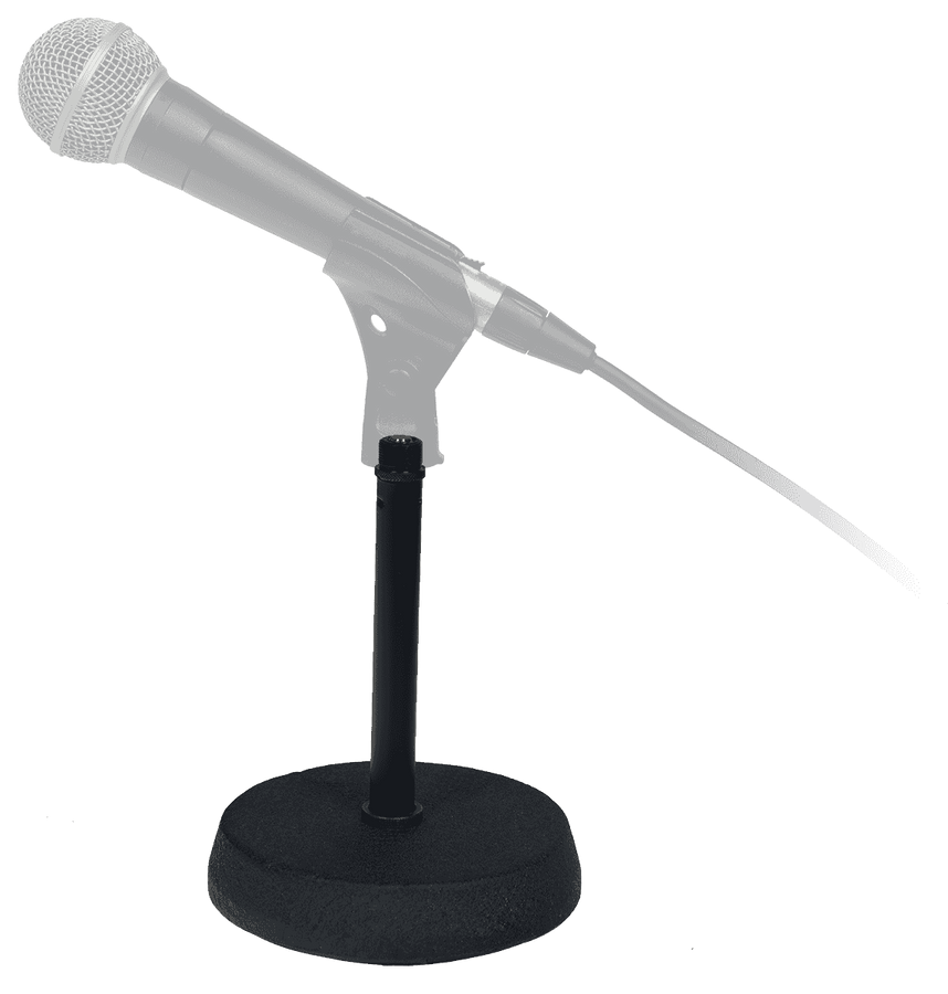 Supporto da tavolo per microfono con base pesante