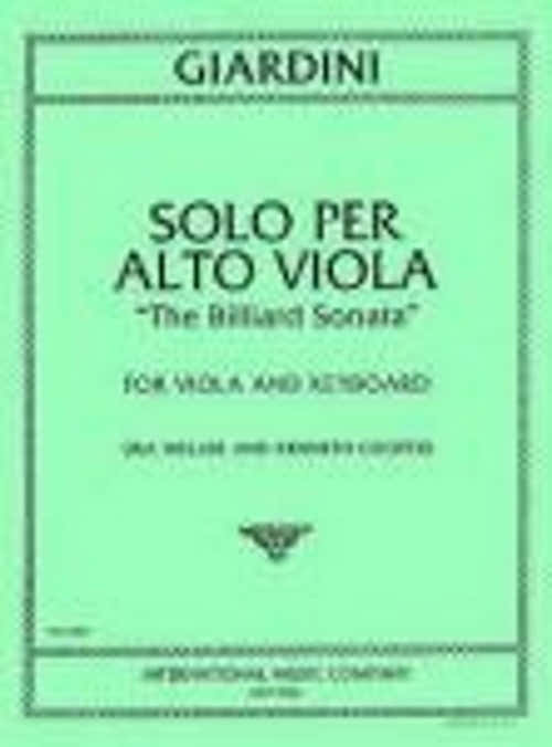 Giardini - Solo per viola alta ("la sonata del biliardo")