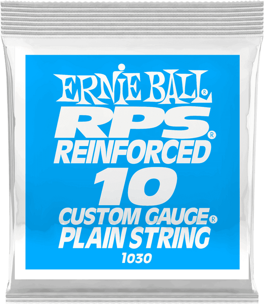 Ernie Ball .010 RPS REINFORCED PLAIN ELECTRIC GUITAR STRINGS