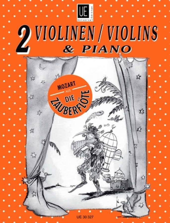 Mozart W. A. - Il flauto magico per 2 violini e pianoforte