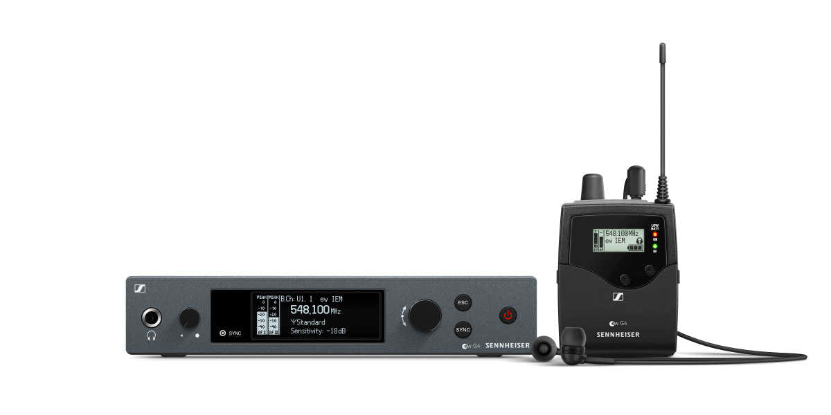 EW IEM G4-B - SISTEMA DI MONITORAGGIO WIRELESS - GAMMA DI FREQUENZE :B (626 - 668 MHz)