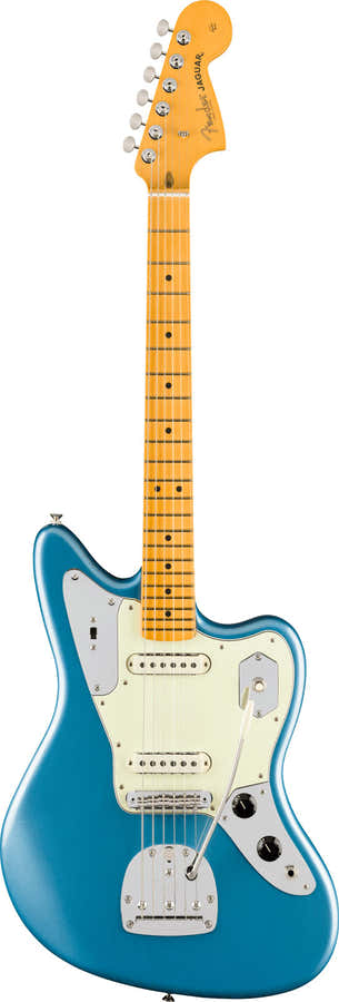 American Professional Classic Jaguar MN Lake Placid Blue sbiadito