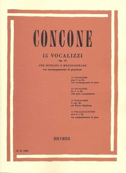 Concone G. - 15 Vocalizzi Op. 12 - Chant
