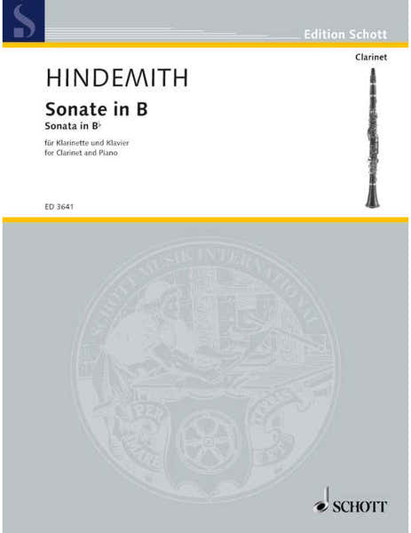 Hindemith - Sonata In BB - Clarinette In BB et Piano