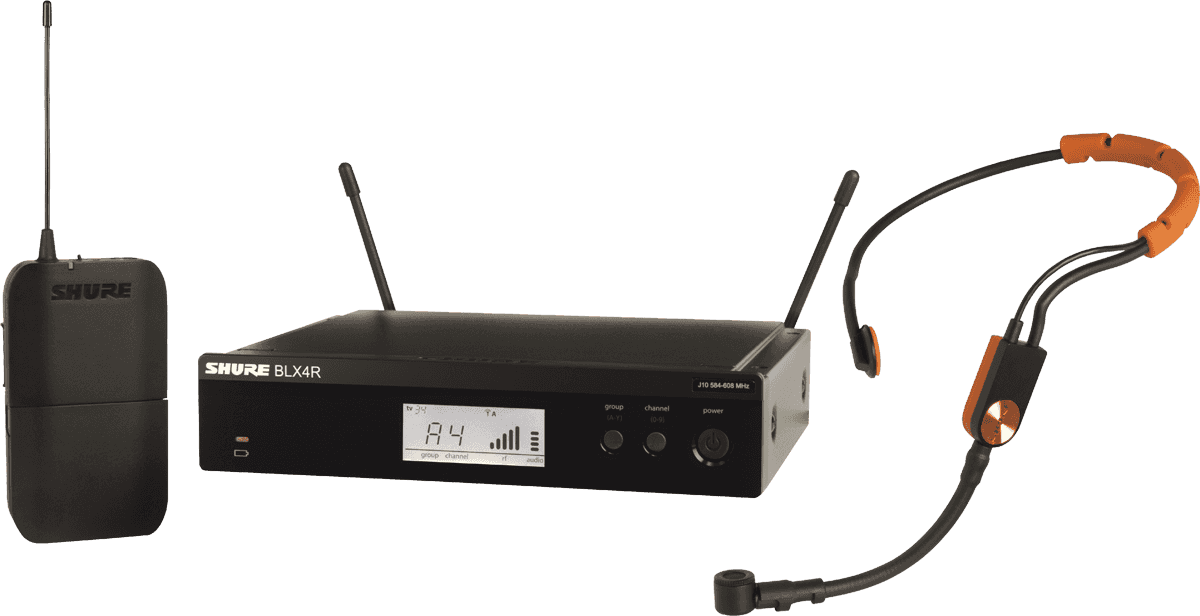 Sistema HF rack con microfono ad archetto