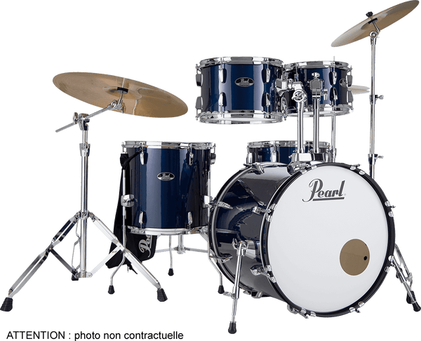 Pearl ROADSHOW FUSION 20 + B-50 ROYAL BLUE METALLIC + SOLAR CYMBALS