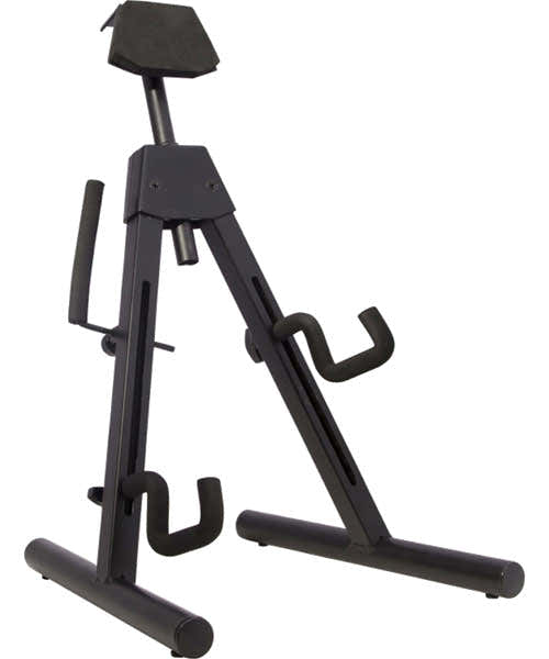 Supporto universale a forma di A per chitarra elettrica nero