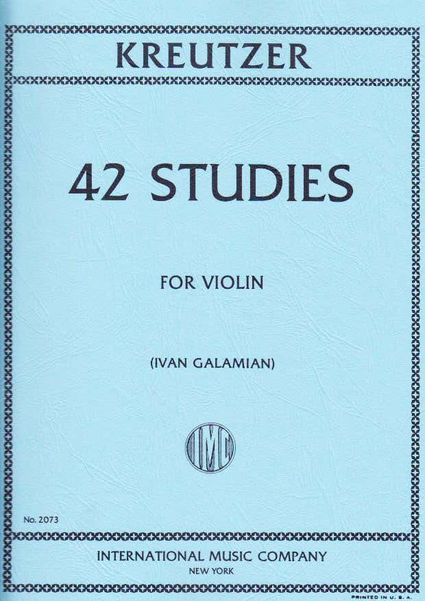 Kreutzer - 42 Studi per Violino (galamian)