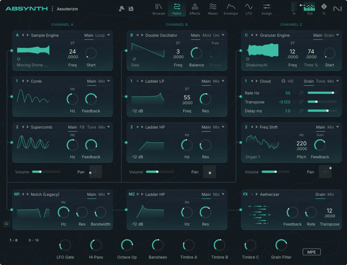 Absynth 6 Aggiornamento