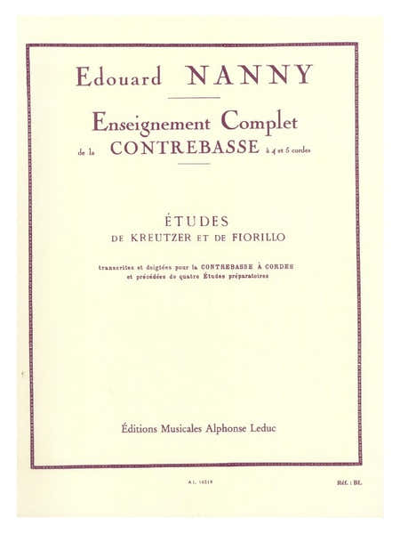 Nanny Edouard - Etudes De Kreutzer et De Fiorillo