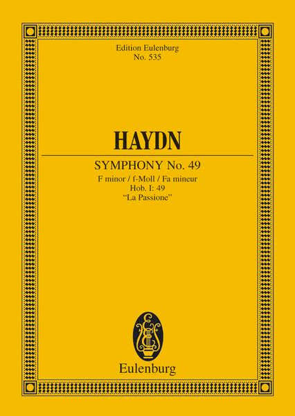 Eulenburg Haydn Joseph - Symphony No. 49 F Minor Hob. I: 49 - Orchestra