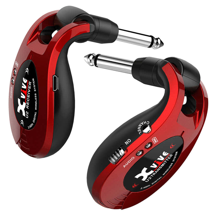 Sistema wireless per chitarra ~ Rosso metallizzato