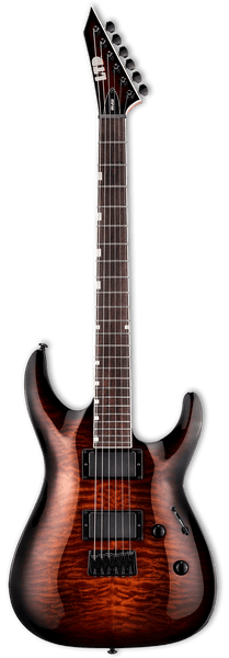 Ltd MH-200 HT QM Sunburst marrone scuro