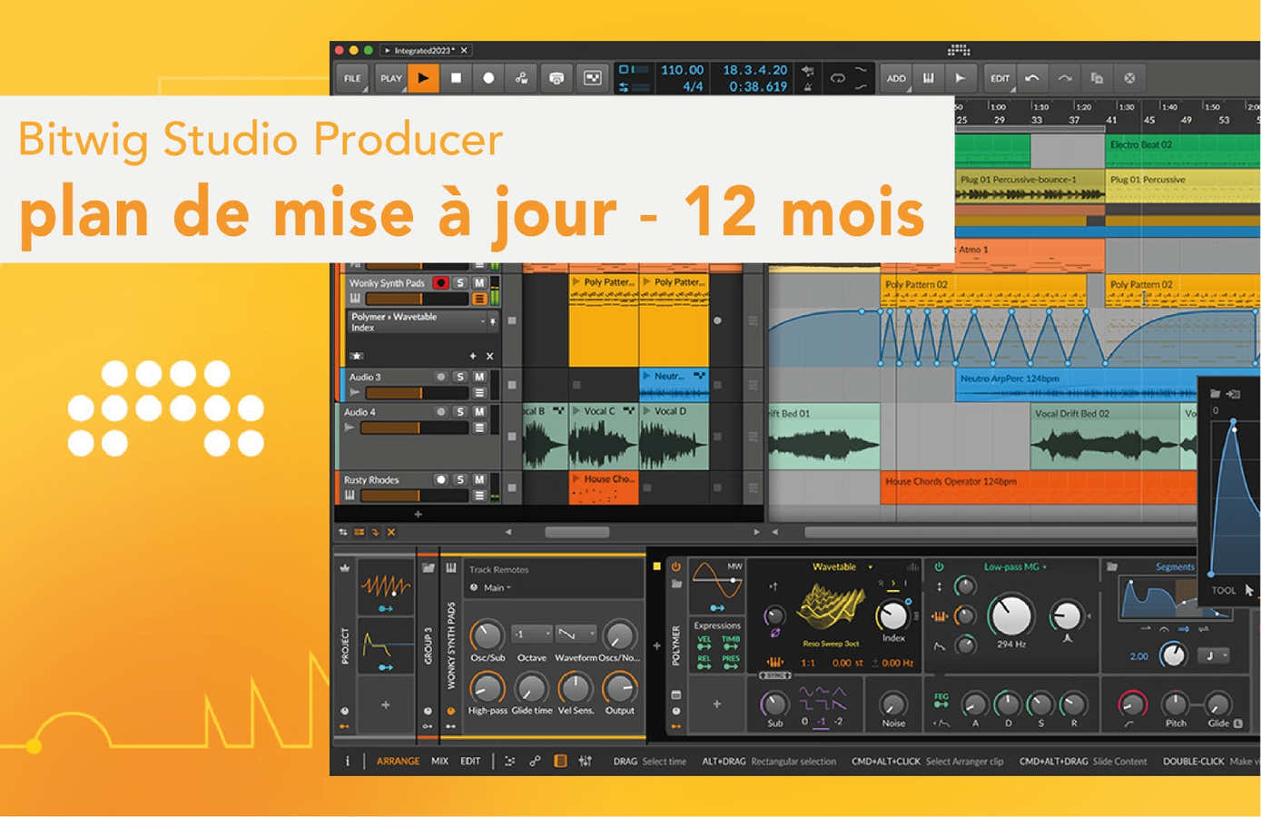 Piano di aggiornamento del Produttore da studio