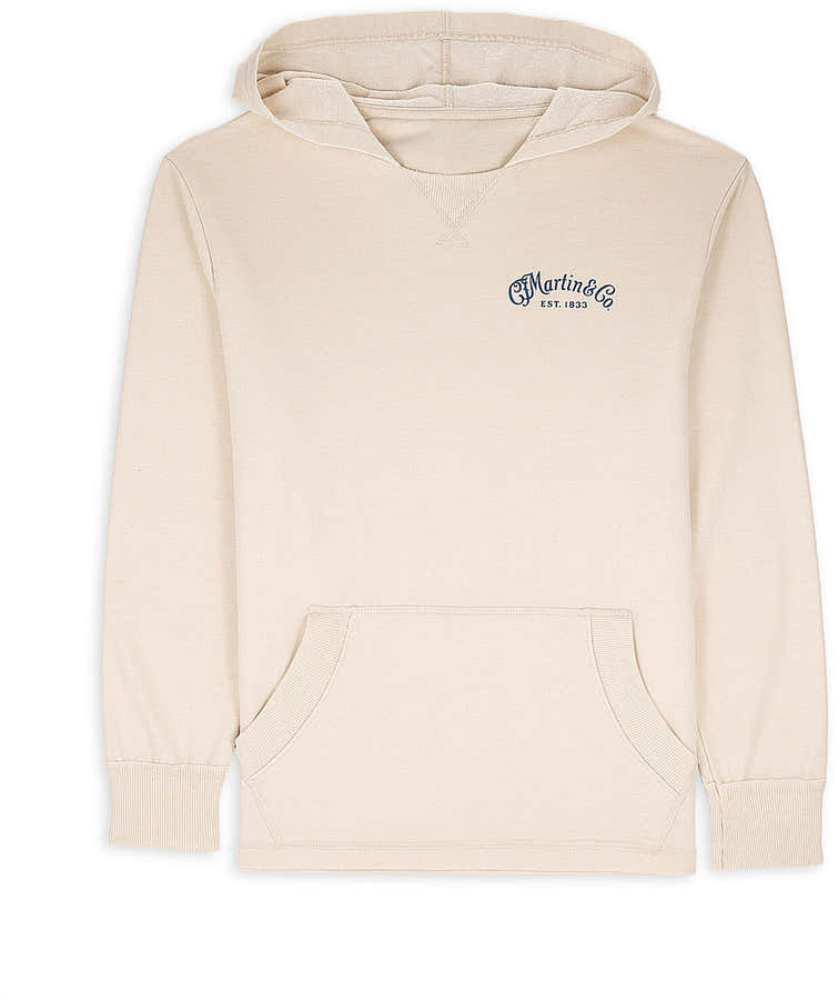 Felpa con Cappuccio Lavaggio Vintage Naturale S