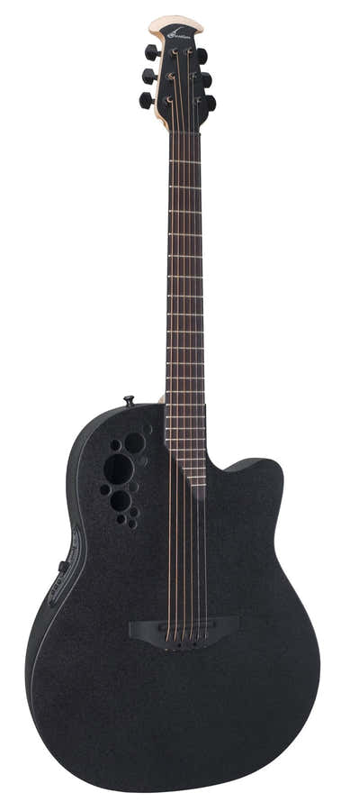 Chitarre Elettroacustiche Elite Tx Deep Contour Cutaway Black Textured