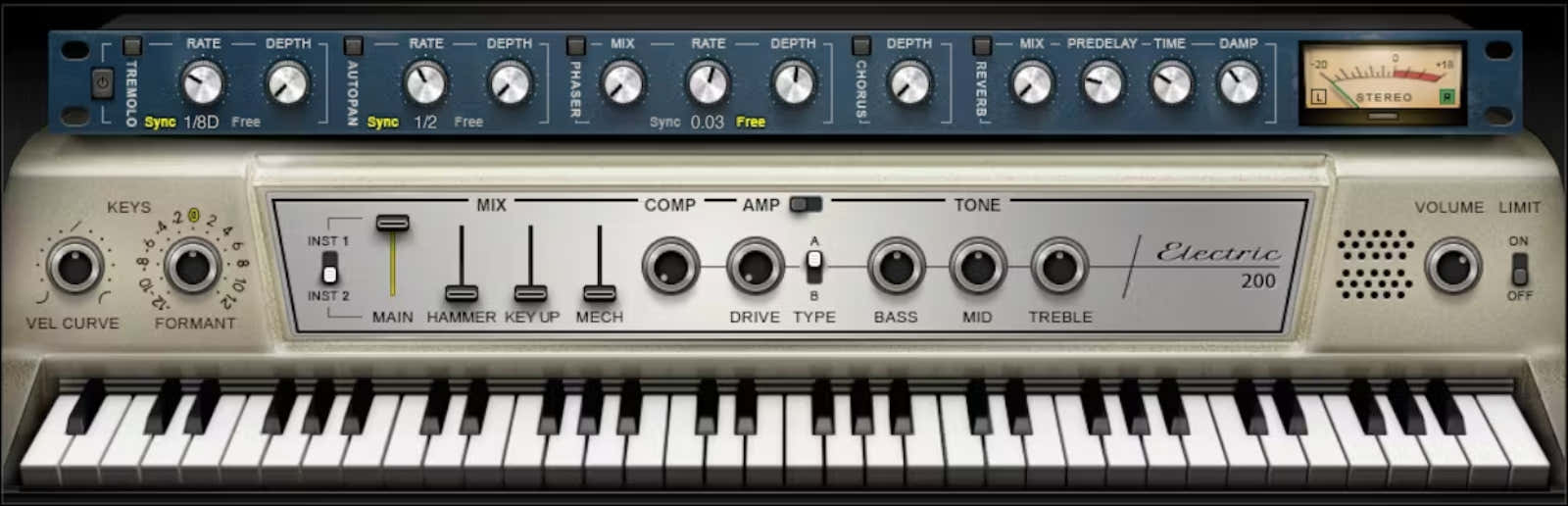 Piano elettrico 200