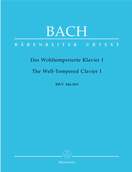 Barenreiter J.S. Bach - Das Wohltemperierte Klavier I Bwv 846-869 - Clavecin