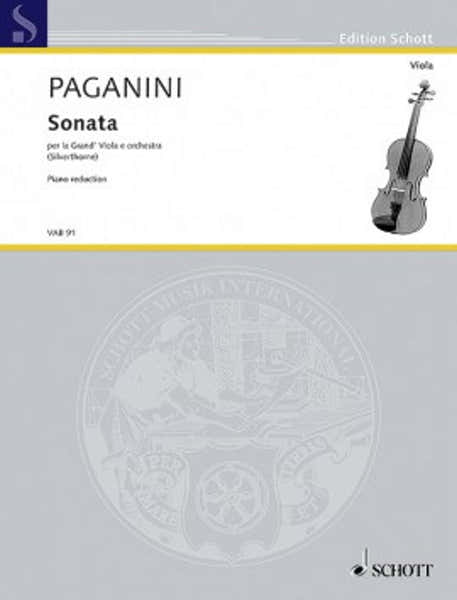 Paganini N. - Sonata Alto & Piano