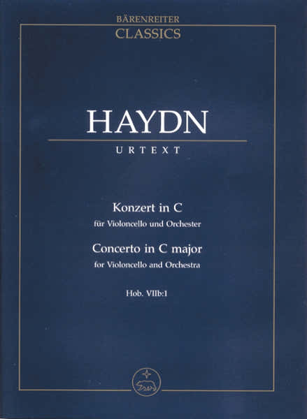Haydn Joseph - Concerto Pour Violoncelle En Do Majeur - Score