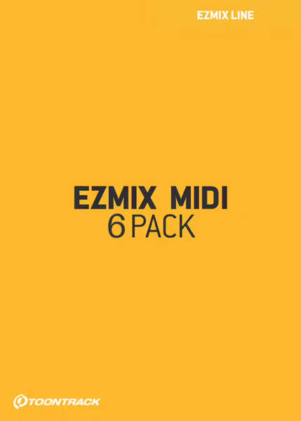 Toontrack EZmix MIDI Confezione da 6