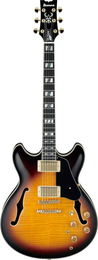 JSM10-VYS Sunburst giallo vintage Firma di John Scofield