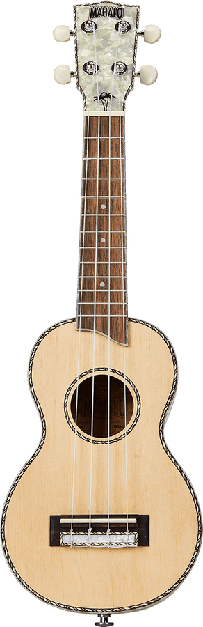 Soprano Naturale Testa Perlata + Custodia