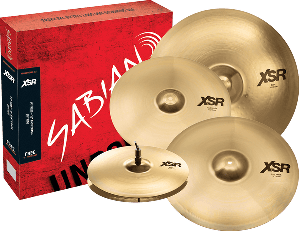 XSR5005GB - Pack XSR armonico 14/16/20 + 18" Crash +90 GIORNI DI PROVA DRUMEO