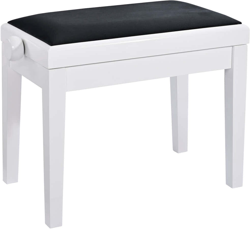 Panca per tastiera 13927 Bianco lucido