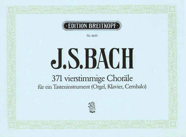 Bach J.S. - 371 4st.chorale BWV 253-438 - Orgue