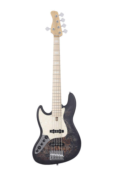 Er V7 Swamp Ash Reissue-5 Lh Tbk.S Nero trasparente