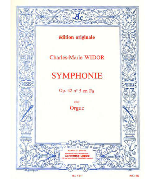 Widor C.M. - Symphonie N°5 Op. 42 - Organo