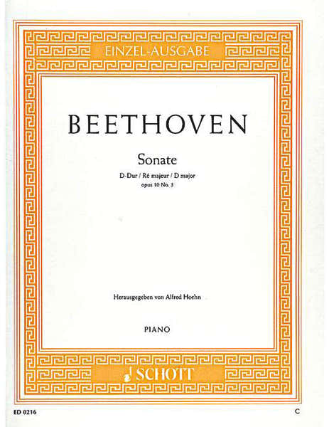 Beethoven - Sonata In D Major Op. 10/3 - Piano