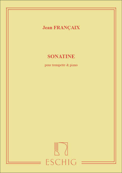Francaix J. - Sonatine - Trompette et Piano