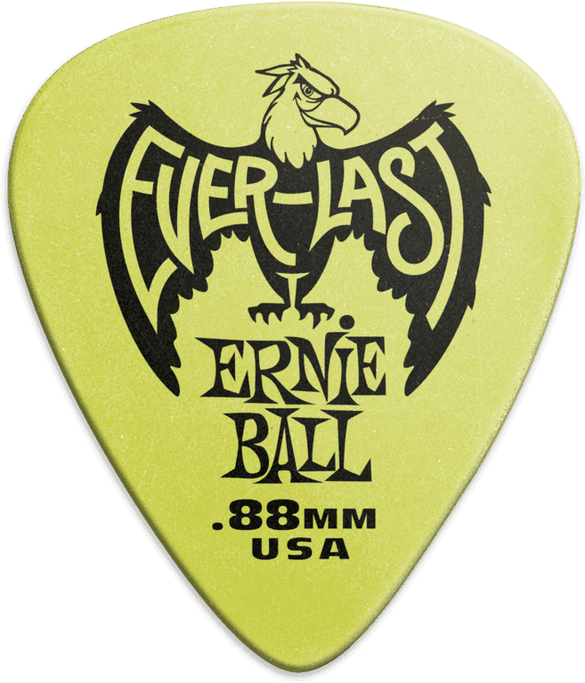 Plettri Everlast Bustina da 12 Verde 0,88mm