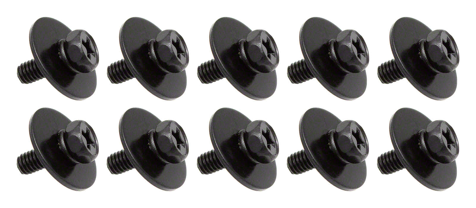 M4 11mm Nero - Vite Interna Per Fusto In Legno (X10)